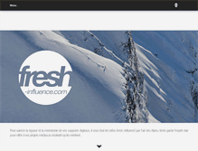 Tablet Screenshot of fresh-influence.com